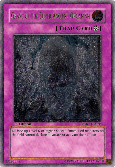 Grave of the Super Ancient Organism [RGBT-EN078] Ultimate Rare - Josh's Cards