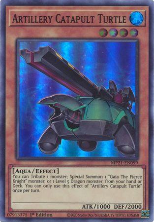 Artillery Catapult Turtle [MP21-EN099] Super Rare - Josh's Cards