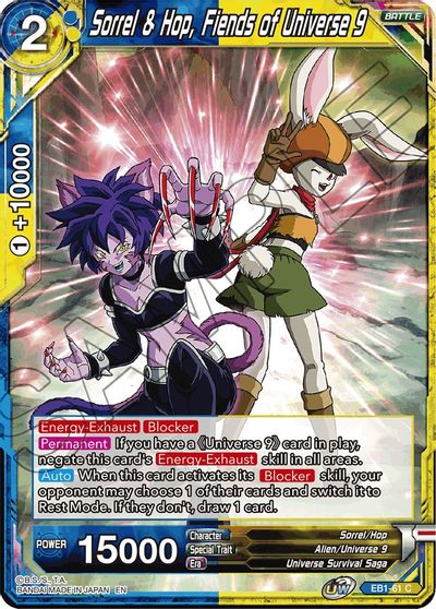 Sorrel & Hop, Fiends of Universe 9 (EB1-061) [Battle Evolution Booster] Parallel Foil