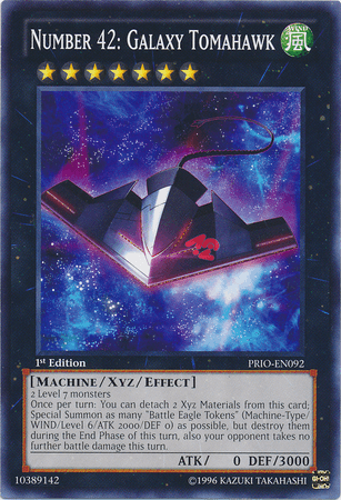 Number 42: Galaxy Tomahawk [PRIO-EN092] Common - Josh's Cards
