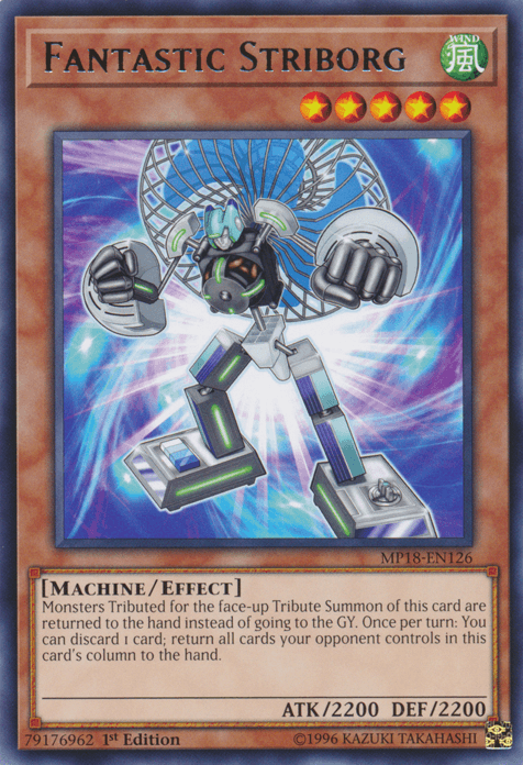 Fantastic Striborg [MP18-EN126] Rare - Josh's Cards