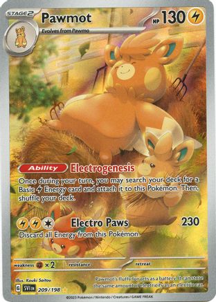 Pawmot - 209/198 [209] (SV01: Scarlet & Violet Base Set) Holofoil