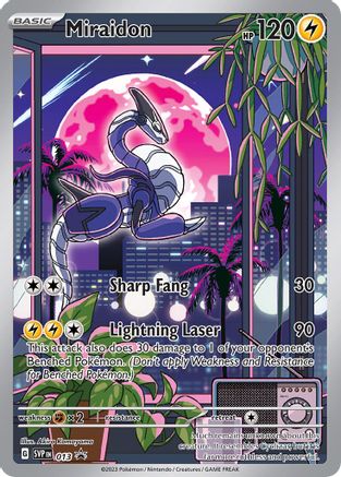 Miraidon 013 - SV Scarlet & Violet Promo Cards - Holofoil