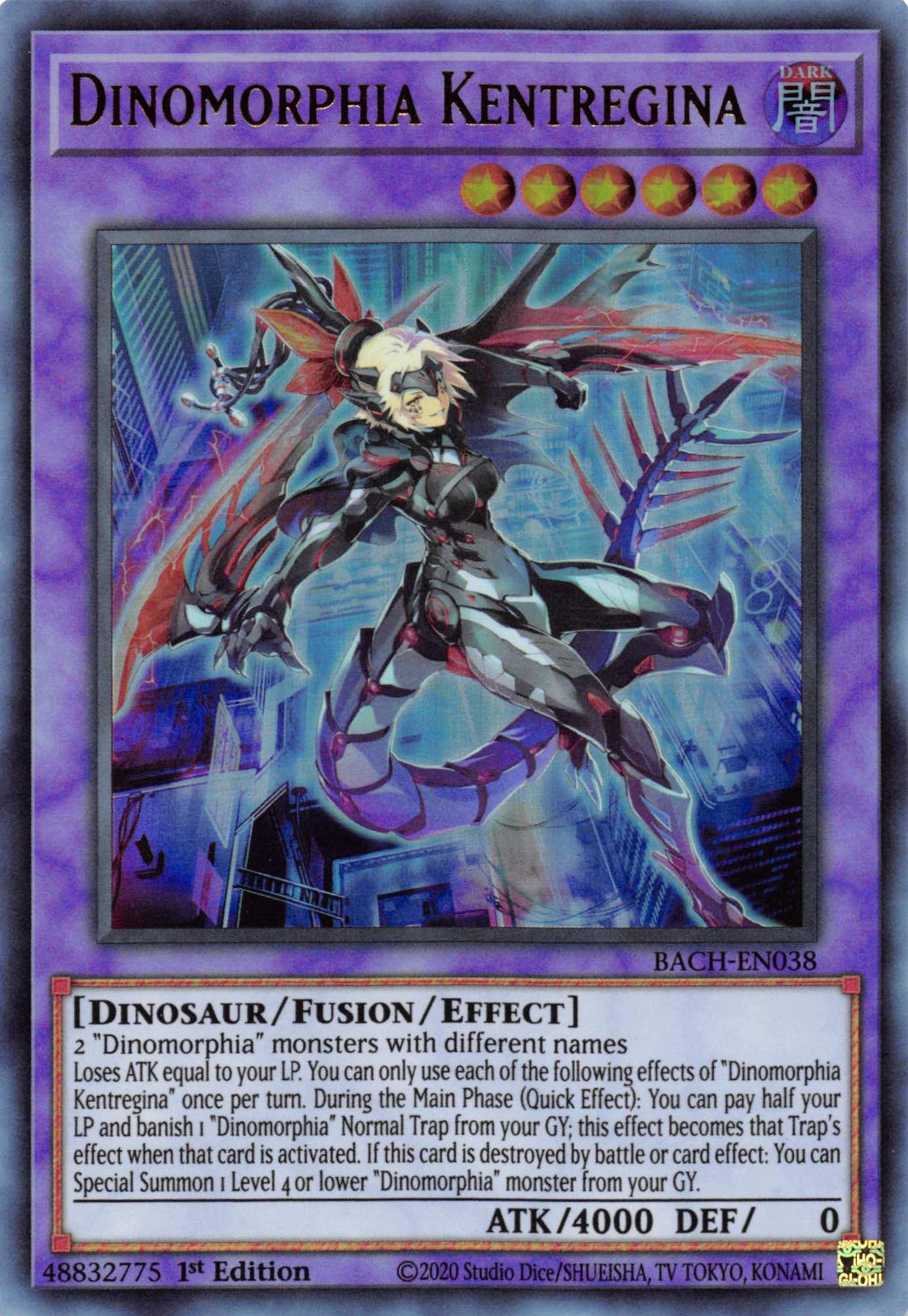 Dinomorphia Kentregina [BACH-EN038] Ultra Rare - Josh's Cards
