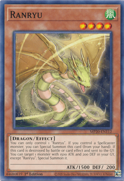 Ranryu [MP20-EN112] Common - Josh's Cards