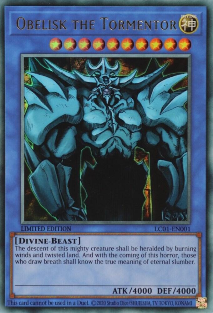 Obelisk the Tormentor (25th Anniversary) [LC01-EN001] Ultra Rare - Josh's Cards