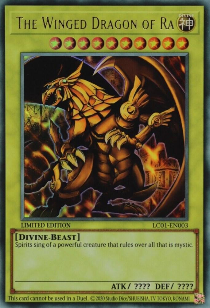 The Winged Dragon of Ra (25th Anniversary) [LC01-EN003] Ultra Rare - Josh's Cards