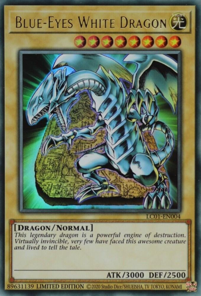 Blue-Eyes White Dragon (25th Anniversary) [LC01-EN004] Ultra Rare - Josh's Cards