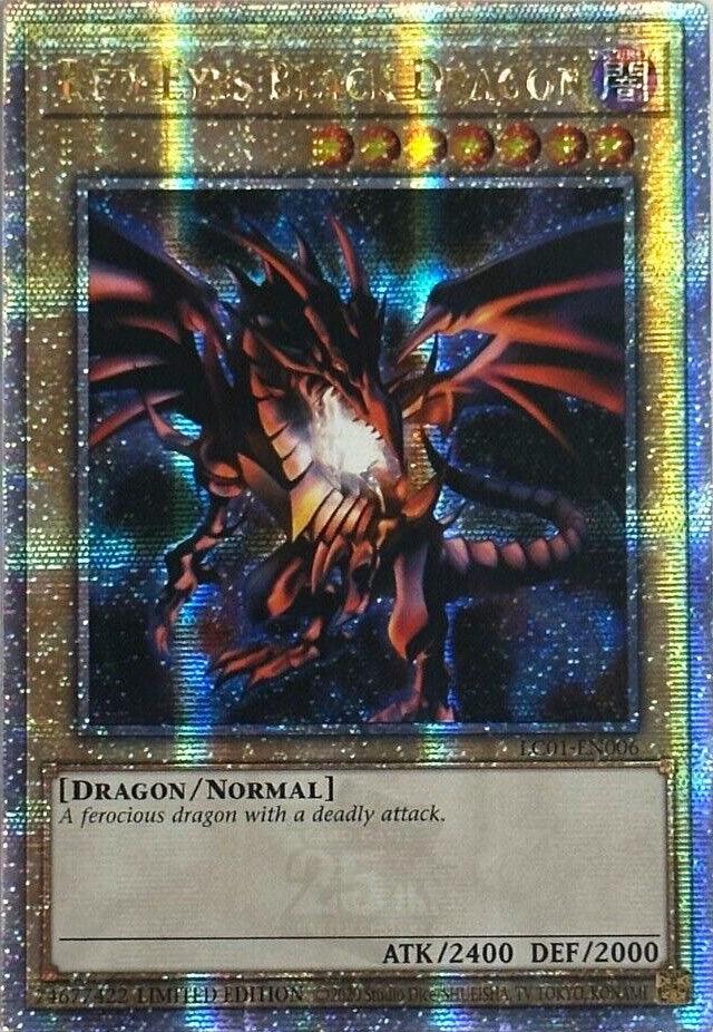 Red-Eyes Black Dragon (25th Anniversary) [LC01-EN006] Quarter Century Secret Rare - Josh's Cards