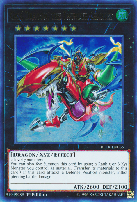 Gaia Dragon, the Thunder Charger [BLLR-EN065] Ultra Rare - Josh's Cards