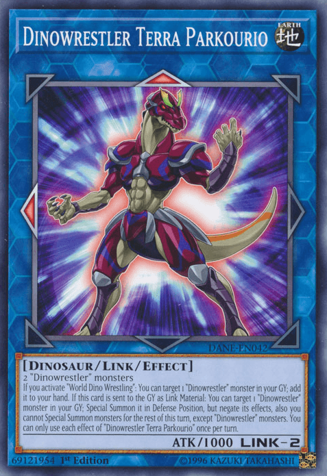 Dinowrestler Terra Parkourio [DANE-EN042] Common - Josh's Cards