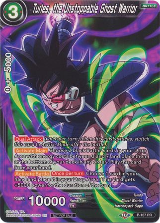 Turles, the Unstoppable Ghost Warrior (P-167) [Promotion Cards] Parallel Foil