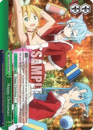 Weiss Schwarz: Happy Christmas! (RRR) - Sword Art Online Animation 10th Anniversary - Near Mint