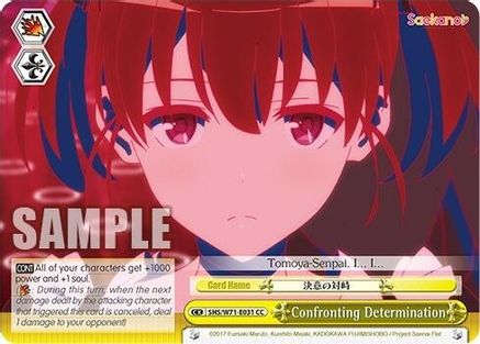 Confronting Determination [Saekano How to Raise a Boring Girlfriend. flat]