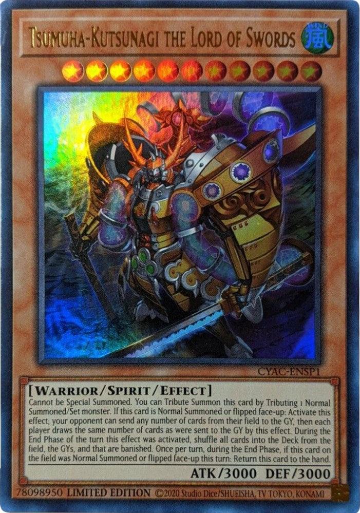 Tsumuha-Kutsunagi the Lord of Swords [CYAC-ENSP1] Ultra Rare - Josh's Cards