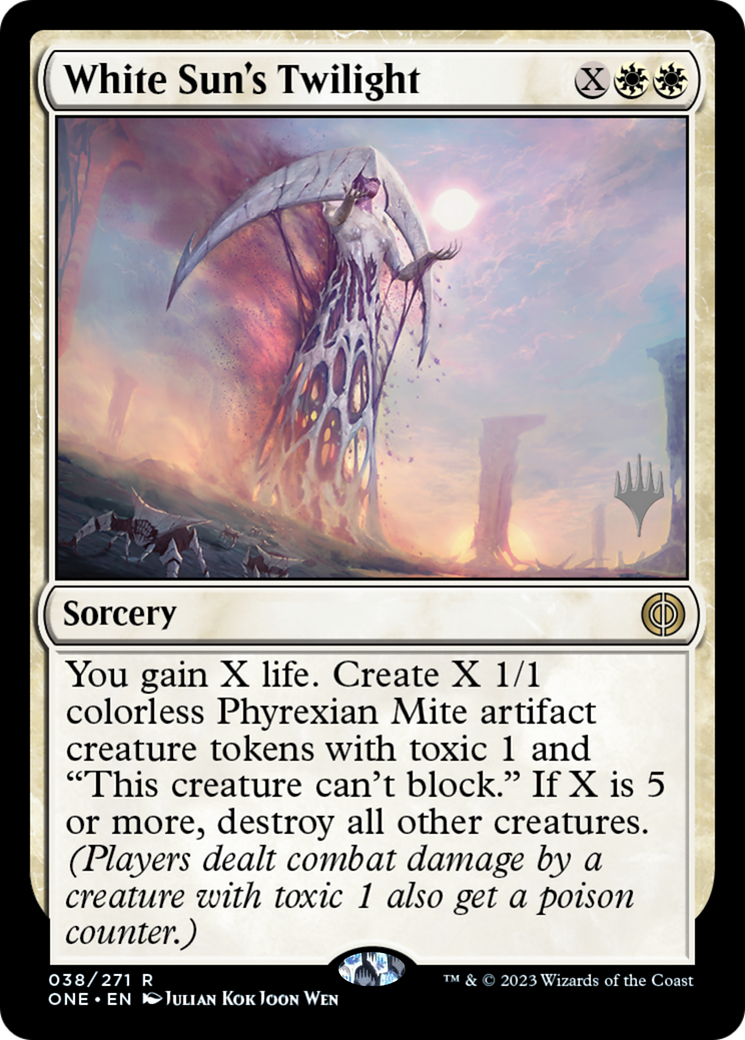 White Sun's Twilight (PPONE-38P) - Phyrexia: All Will Be One Promos Foil