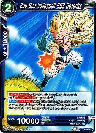 Buu Buu Volleyball SS3 Gotenks (BT6-039) [Destroyer Kings] Parallel Foil