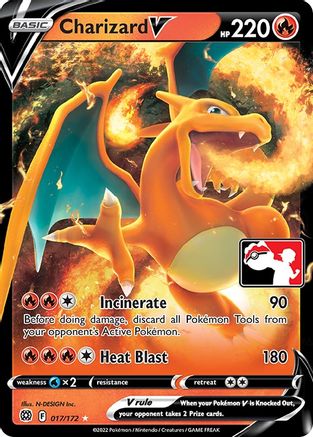 Charizard V (Prize Pack Series 2) [17] (Prize Pack Series Cards) Holofoil