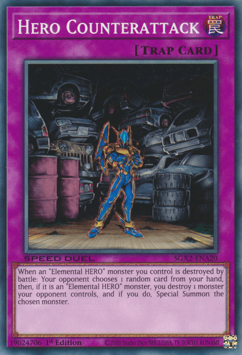 Hero Counterattack [SGX2-ENA20] Common - Josh's Cards