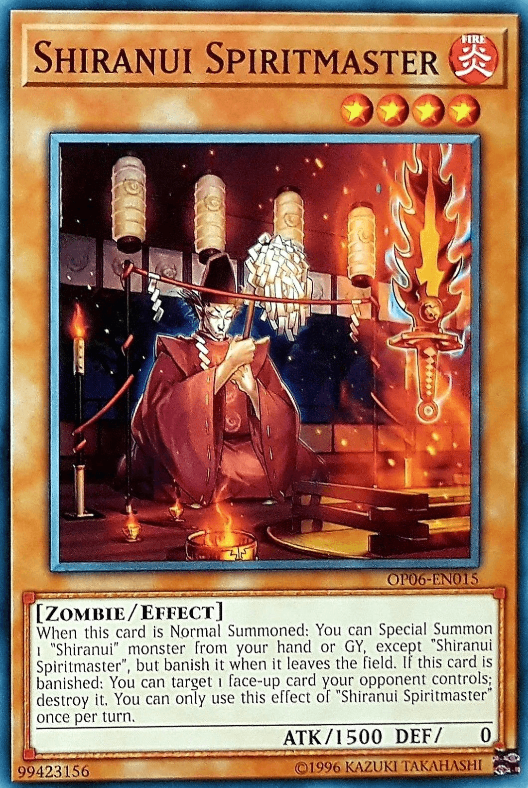 Shiranui Spiritmaster [OP06-EN015] Common - Josh's Cards