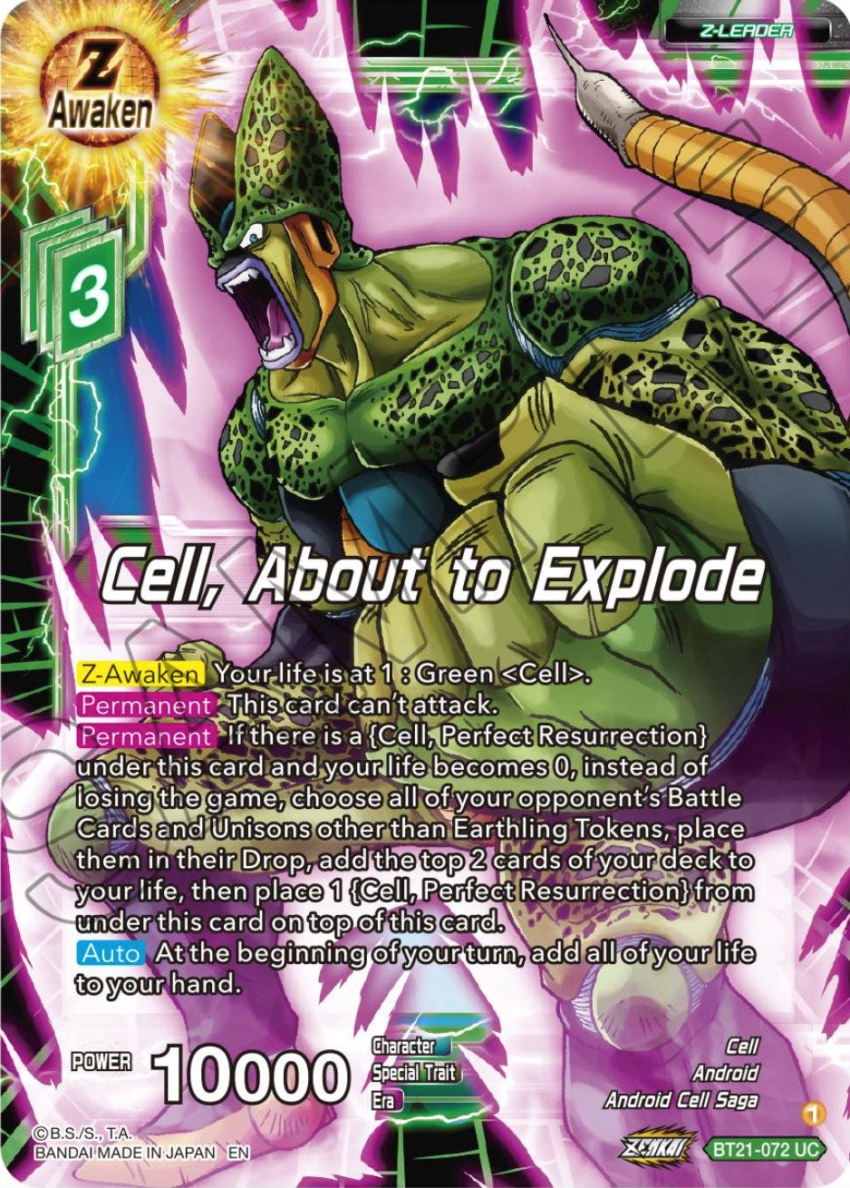 Cell, About to Explode (BT21-072) [Wild Resurgence] Parallel Foil