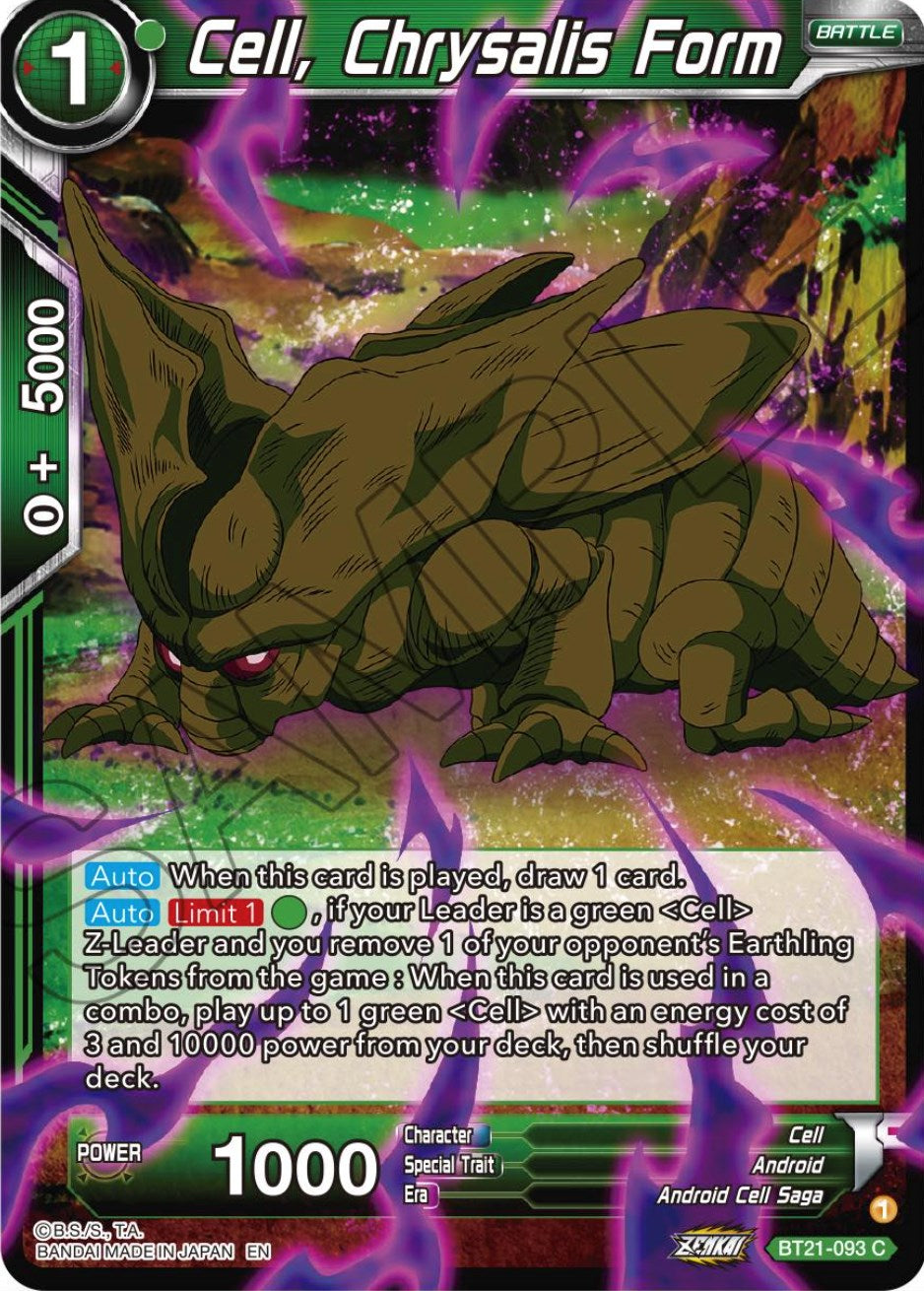 Cell, Chrysalis Form (BT21-093) [Wild Resurgence] Parallel Foil