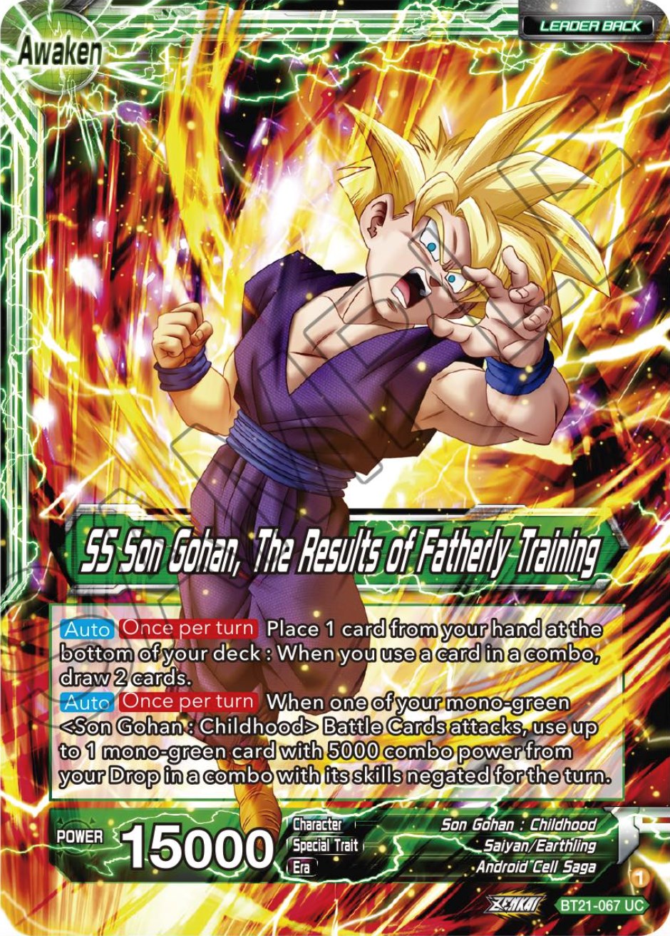 Son Gohan // SS Son Gohan, The Results of Fatherly Training (BT21-067) [Wild Resurgence] Parallel Foil