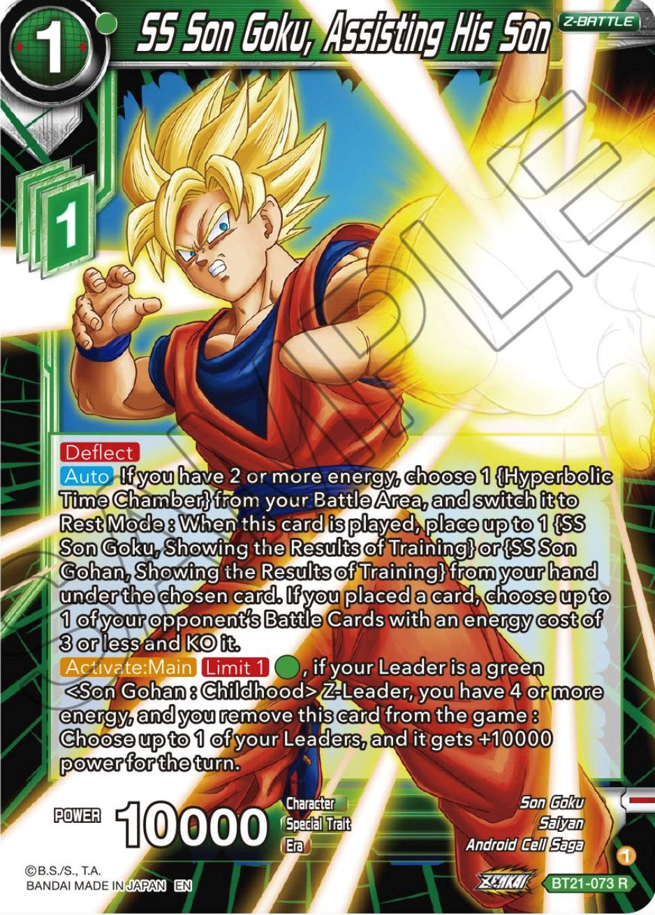 SS Son Goku, Assisting His Son (BT21-073) [Wild Resurgence] Parallel Foil