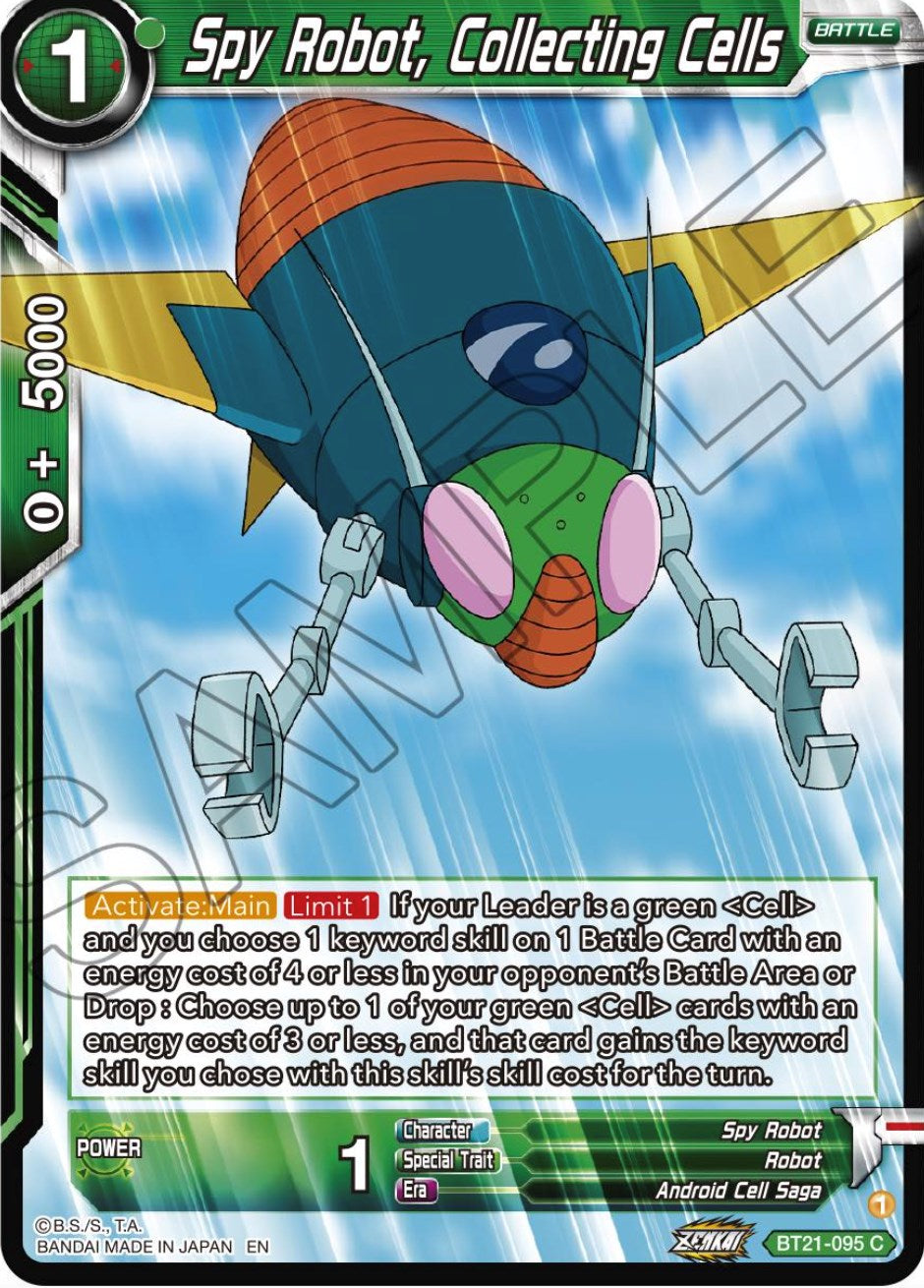Spy Robot, Collecting Cells (BT21-095) [Wild Resurgence] Parallel Foil