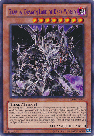 Grapha, Dragon Lord of Dark World (Purple) [DL18-EN006] Rare - Josh's Cards