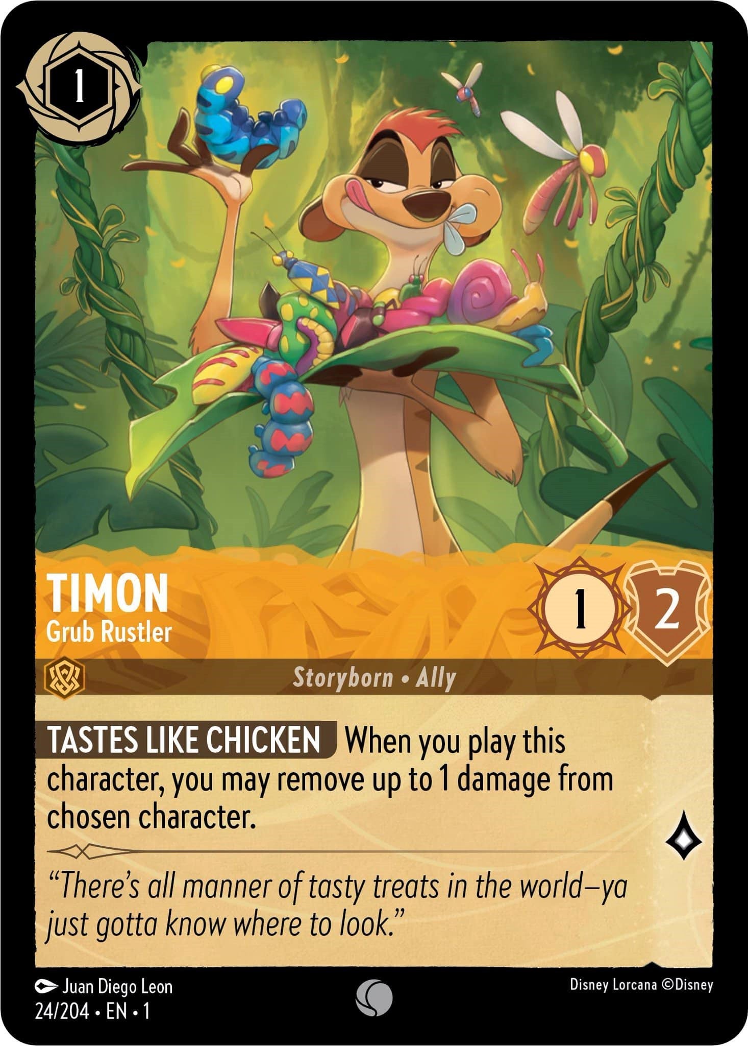 Timon - Grub Rustler (24/204) - The First Chapter Cold Foil