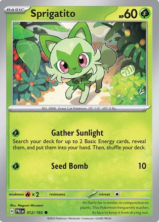 Sprigatito [12] (SV02: Paldea Evolved)