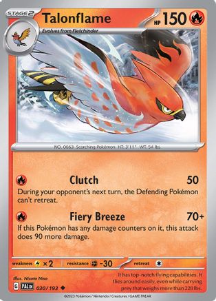 Talonflame 030/193 - SV02 Paldea Evolved