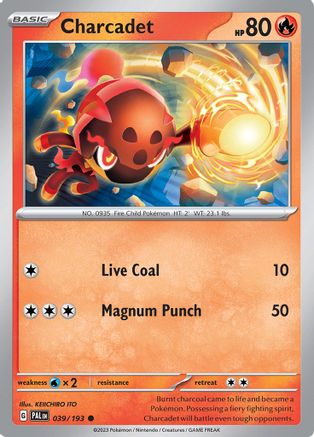 Charcadet 039/193 - SV02 Paldea Evolved Reverse Holofoil
