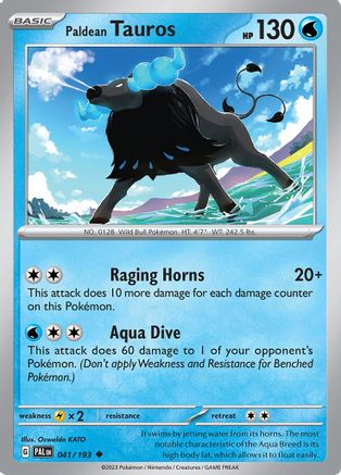 Paldean Tauros [41] (SV02: Paldea Evolved)