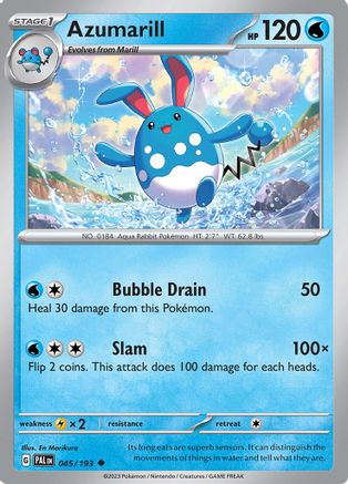 Azumarill 045/193 - SV02 Paldea Evolved