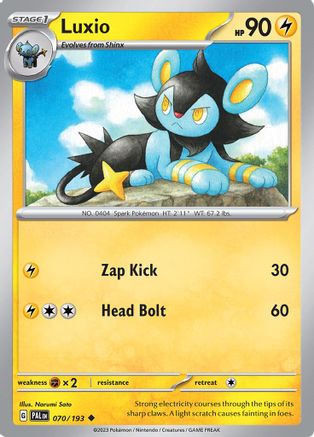 Luxio [70] (SV02: Paldea Evolved)