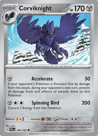 Corviknight [148] (SV02: Paldea Evolved)