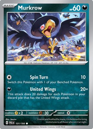 Murkrow [131] (SV02: Paldea Evolved)