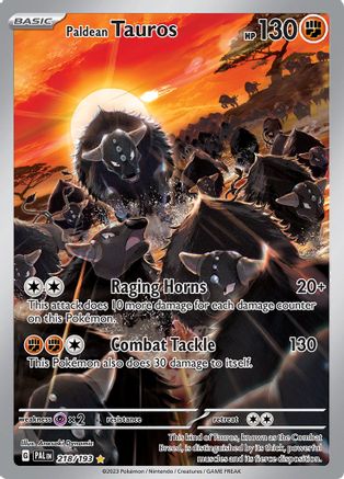 Paldean Tauros [218] (SV02: Paldea Evolved) Holofoil