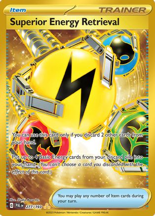 Superior Energy Retrieval 277/193 - SV02 Paldea Evolved Holofoil