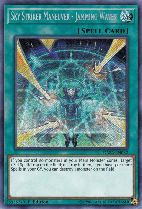 Sky Striker Maneuver - Jamming Waves! [DASA-EN032] Secret Rare - Josh's Cards