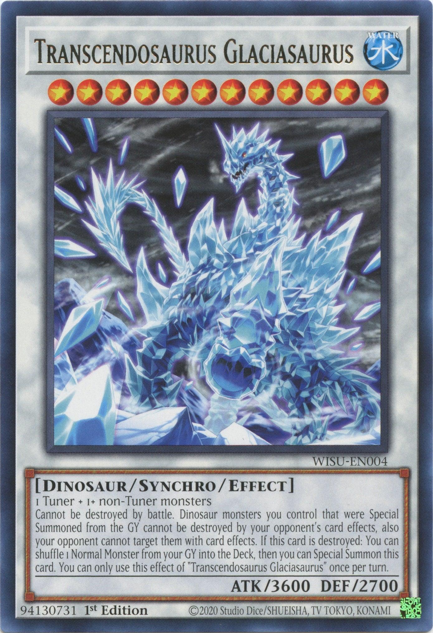 Transcendosaurus Glaciasaurus [WISU-EN004] Rare - Josh's Cards