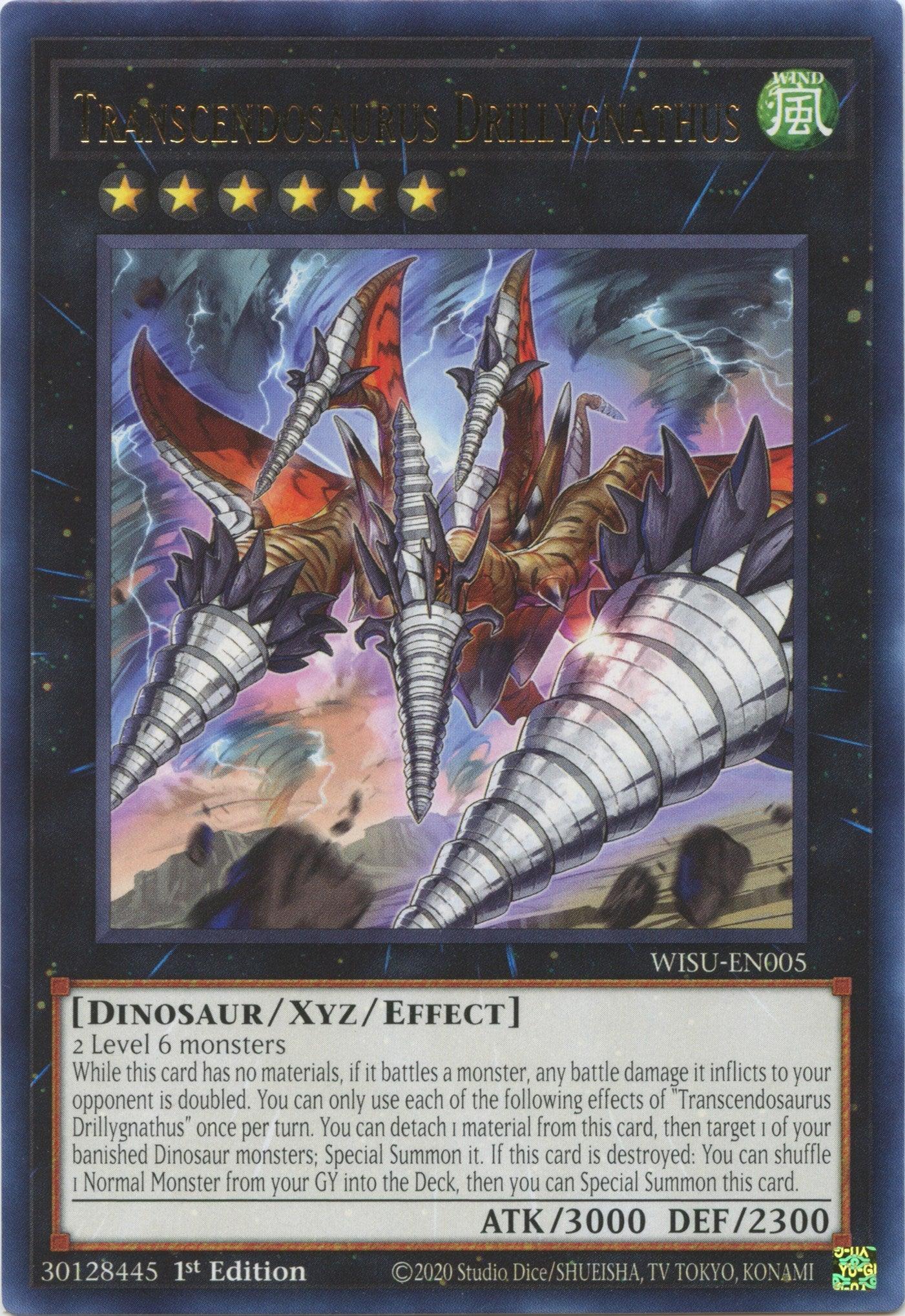 Transcendosaurus Drillygnathus [WISU-EN005] Rare - Josh's Cards