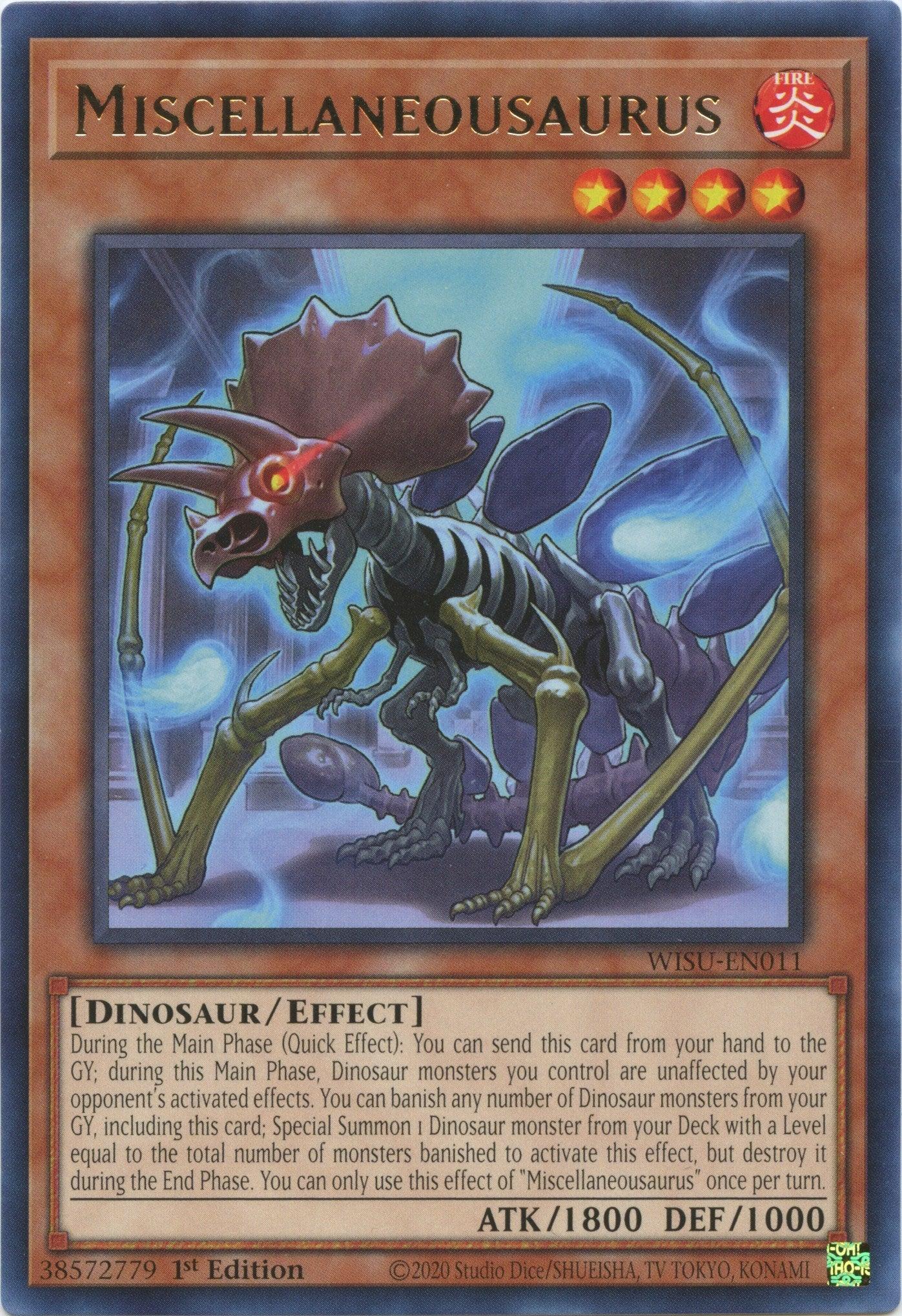 Miscellaneousaurus [WISU-EN011] Rare - Josh's Cards