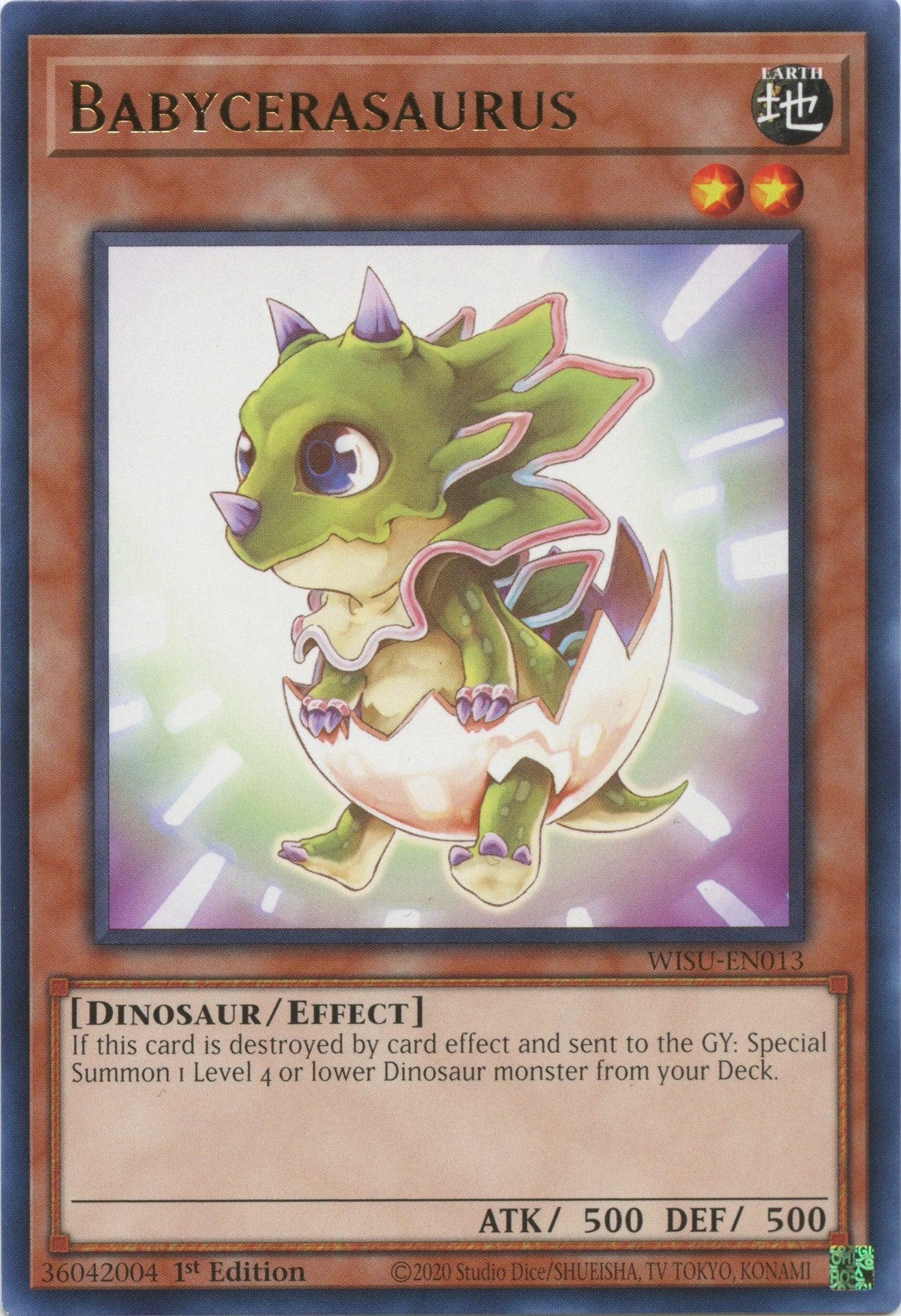 Babycerasaurus [WISU-EN013] Rare - Josh's Cards