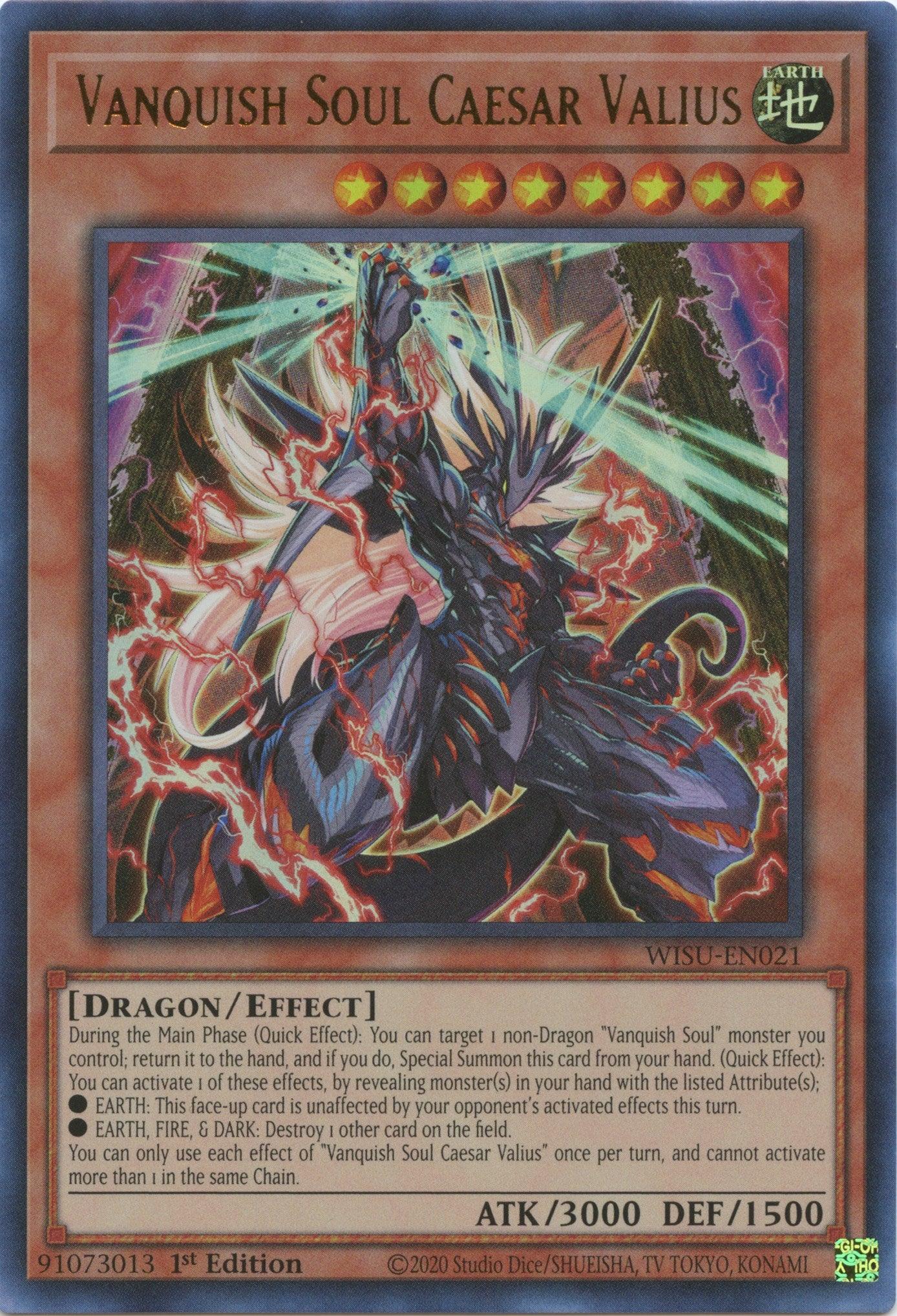 Vanquish Soul Caesar Valius [WISU-EN021] Ultra Rare - Josh's Cards