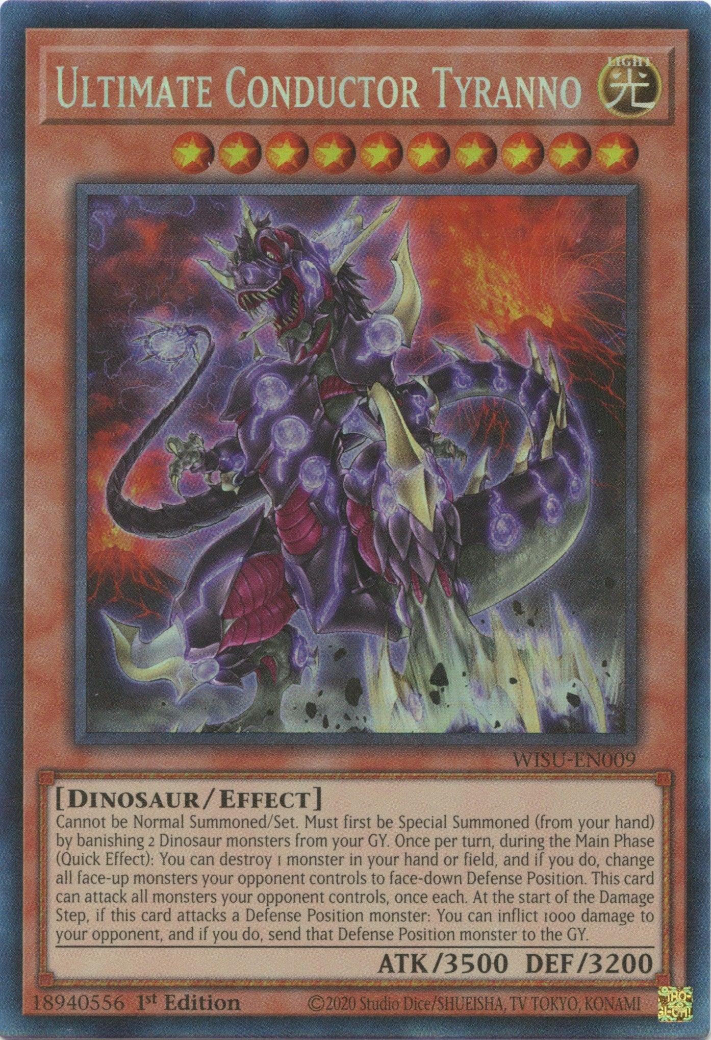Ultimate Conductor Tyranno [WISU-EN009] Collector's Rare - Josh's Cards