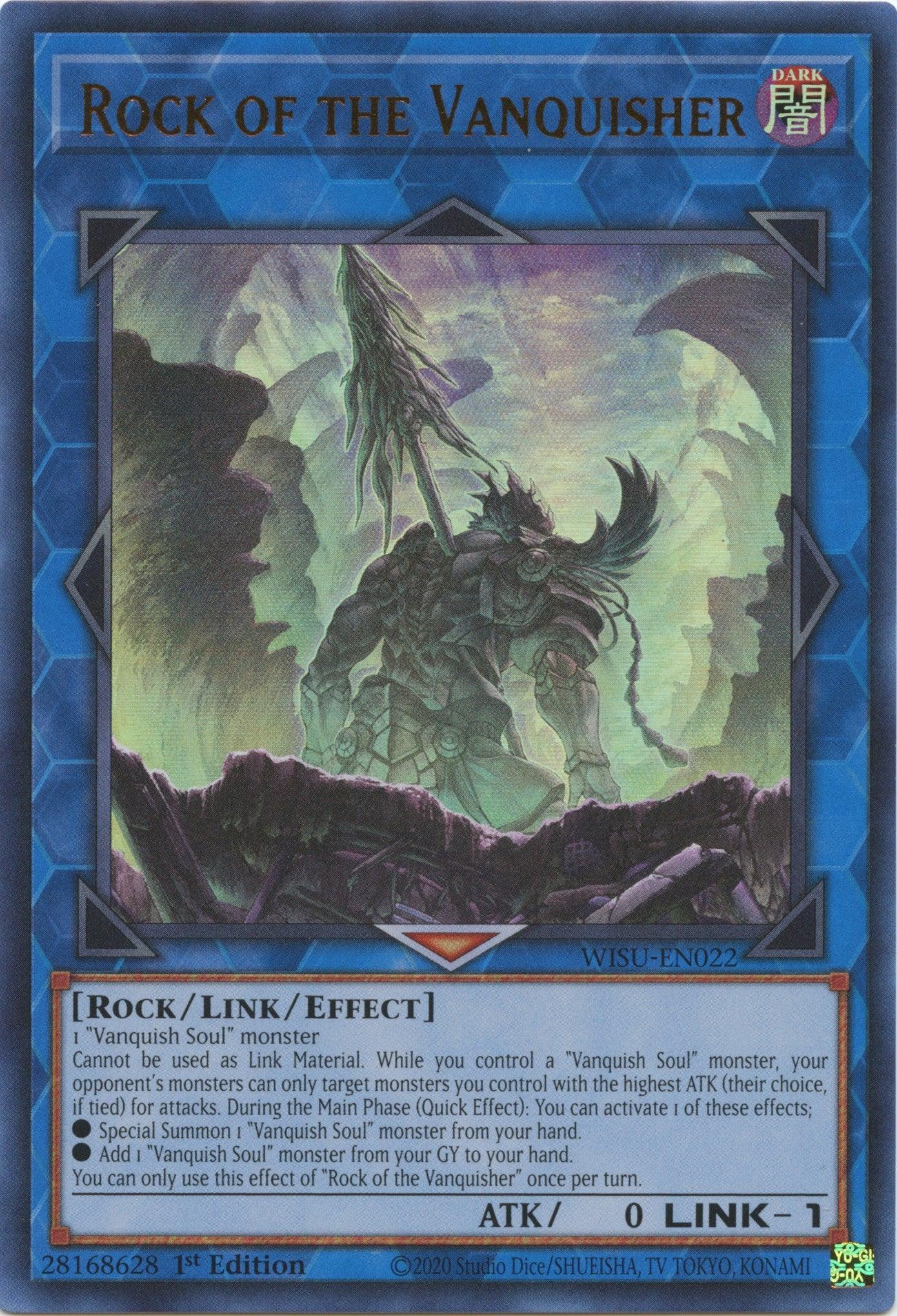 Rock of the Vanquisher [WISU-EN022] Ultra Rare - Josh's Cards