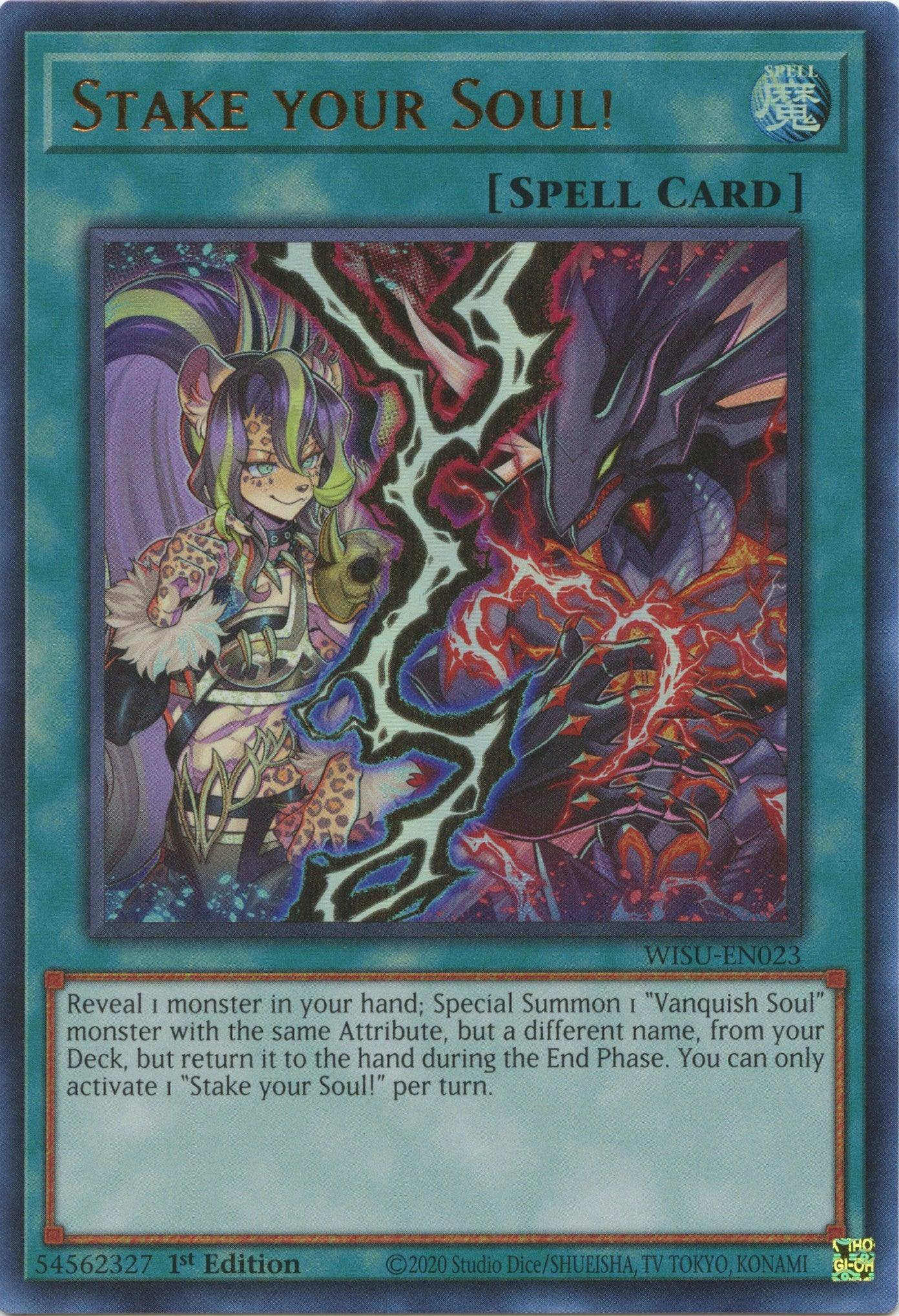 Stake your Soul! [WISU-EN023] Ultra Rare - Josh's Cards